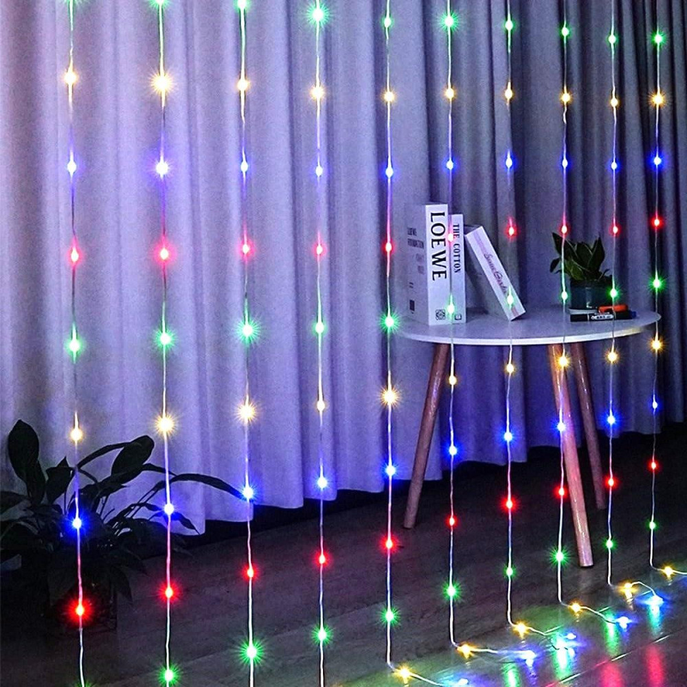 Світлодіодна гірлянда 200 LED кольорова 2x2м "Водопад" Київ - фото 5