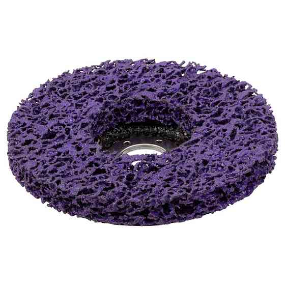 Sigma Круг зачистной из нетканого абразива (коралл) Т27 Ø125×22.23мм фиолетовый жесткий SIGMA ( Киев
