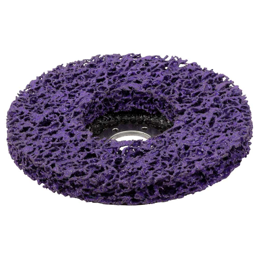 Sigma Круг зачистной из нетканого абразива (коралл) Т27 Ø125×22.23мм фиолетовый жесткий SIGMA ( Киев - изображение 2