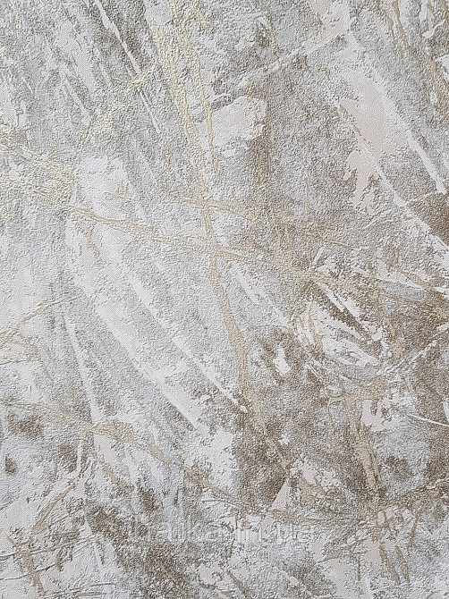 Обои винил на флизелине метровые Sintra Edelina под штукатурку под бетон структурные коричневые бежевые золото Киев - изображение 1