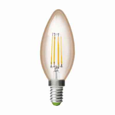 Лампочка Eurolamp LED CL 6W 620 Lm E14 3000K deco 2шт (MLP-LED-CL-06143(Amber)) Винница