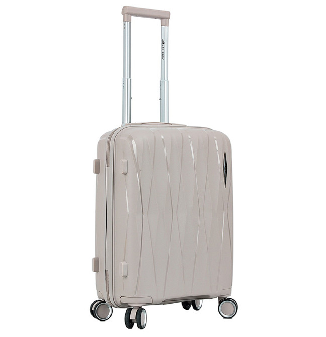 Чемодан полипропиленовый MADISSON 51103 малый 55 см шампань Киев - изображение 2