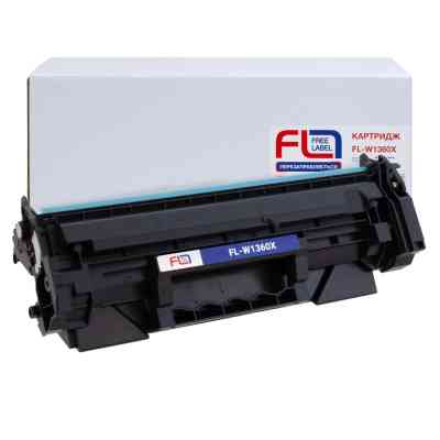 Картридж FREE Label HP 136X (W1360X) без чипа (FL-W1360X) Винница