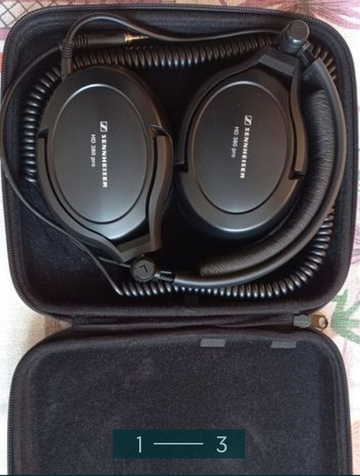 Наушники Senheiser HD 380 Pro. Київ - фото 3