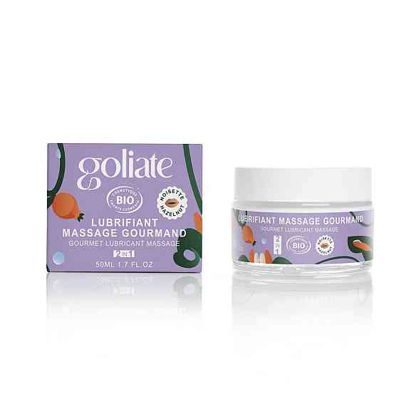 Масажна олія-лубрикант з ароматом та смаком фундука Goliate Couple Gourmand Noisette 50 мл Sex Aura Київ