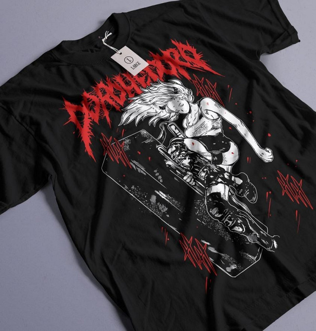 Футболка аниме Дорохедоро Дорохедоро Меркх Схин оверсайз (S/M/L) Черний AnimeJ1193 Днепр - изображение 1