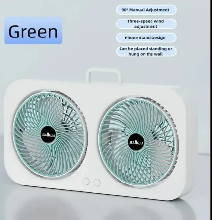 Компактный настольный вентилятор с двойным потоком воздуха и циркуляцией воздуха AND LY-879 Коломия