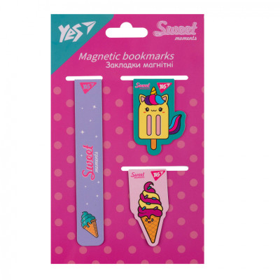 Закладки для книг Yes магнітні Sweet Cream 3 шт (708351) Вінниця - фото 2