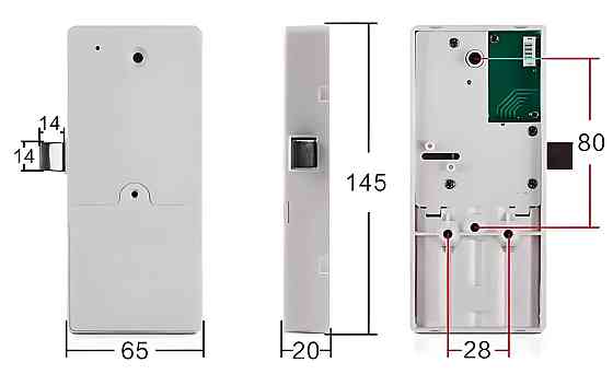PES Office 1 электронный замок для шкафчиков Киев