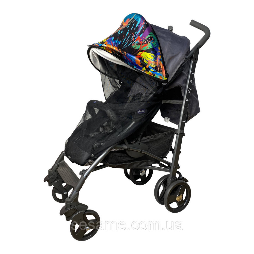 Солнцезащитный козырёк для коляски с москитной сеткой Кап Must Have Shade 2в1 Краски Харьков - изображение 2