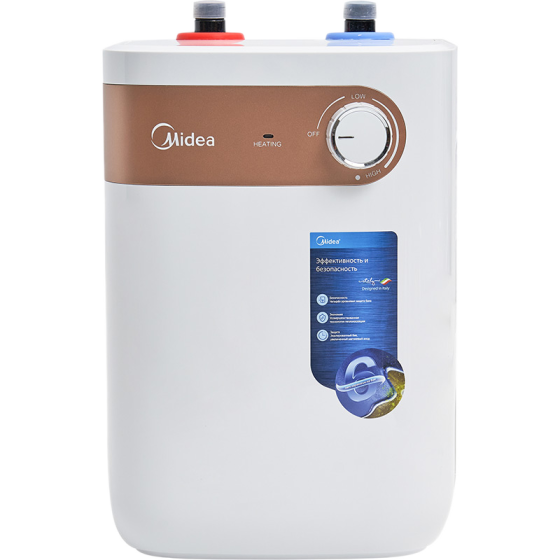 Водонагрівач Midea D06-15A (U) під мийкою Київ