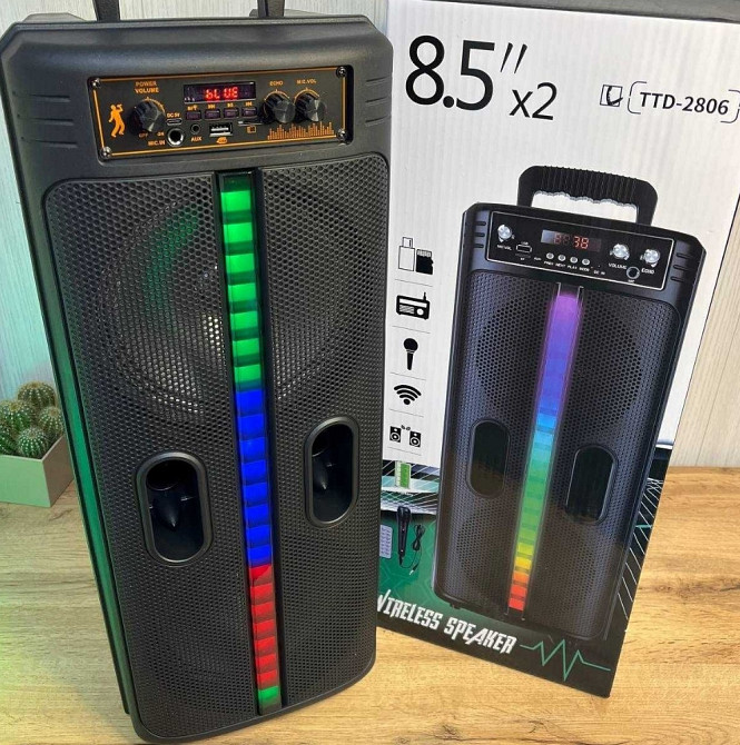 ТОП ПРОДАЖ Колонка Bluetooth Музыкальный центр с Rgb БОЛЬШАЯ. Киев - изображение 8