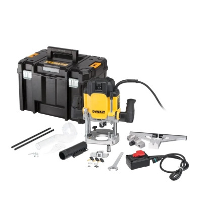 Фрезер DeWALT 9000 - 22000 об/хв, цанговий патрон 12 мм, пульт ДК, кейс TSTAK (DWE627KT) Вінниця - фото 1