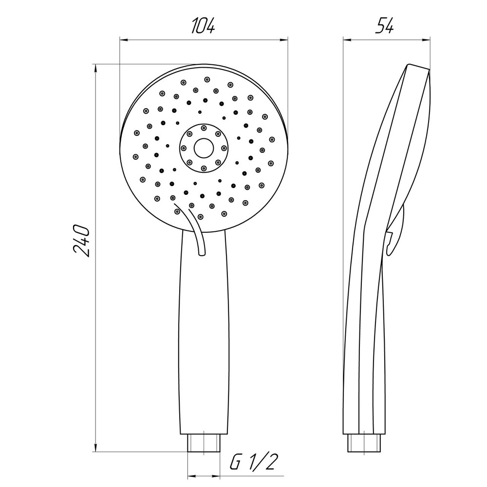 Душова лійка Topaz NF-2205-00-GRAY Київ - фото 6