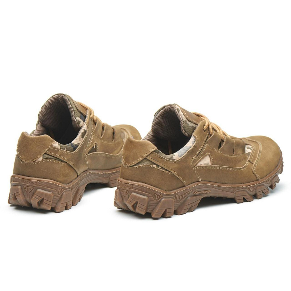 Чоловічі тактичні кросівки з натуральної шкіри та кордури колір-кайот 41 (27) Харків - фото 7