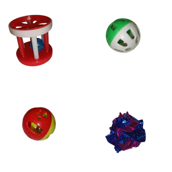 Дразнилка для котов с разными игрушками 11 шт разноцветный Киев