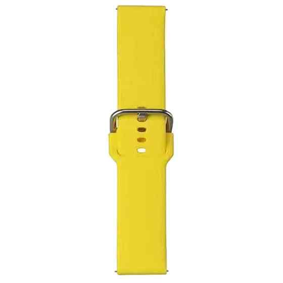 Ремінець для годинника Universal Buckle Solid 20mm Yellow Киев