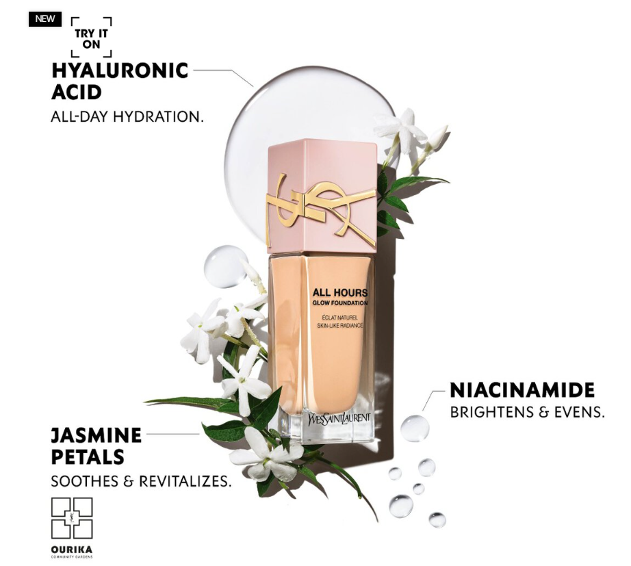 Тональна основа Yves Saint Laurent All Hours Glow Foundation Skin-Like Radiance Слов'янськ - фото 2