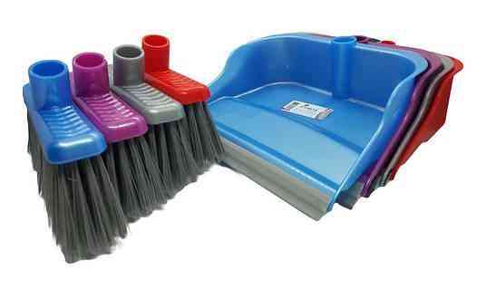 Лентяйка с пластиковой ручкой Эконом (набор совок и щетка) Харьков