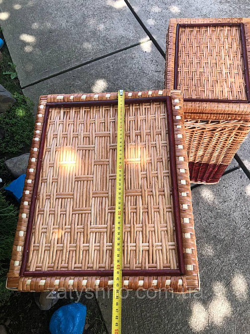 Набор плетеных корзин с крышкой Киев - изображение 7