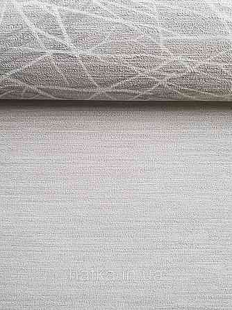 Шпалери вінілові на флізеліні гарячого тиснення Sintra Atmosphere однотонні тонка смужка сірі 512135 Київ