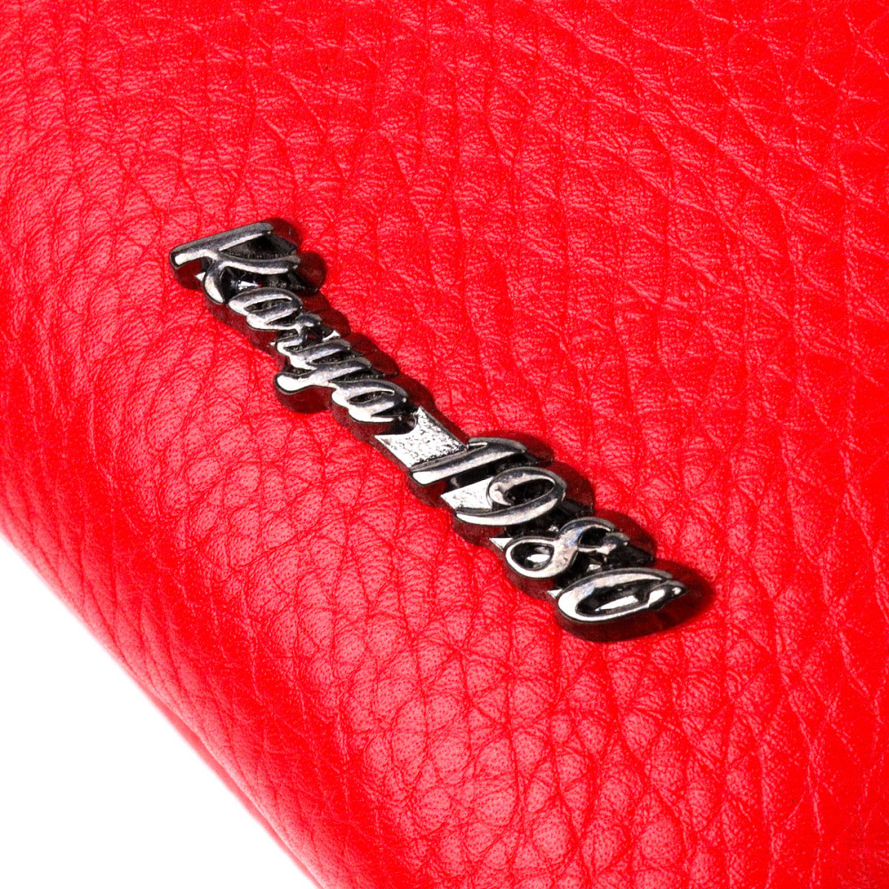 Зручна сумка жіноча на плече KARYA 20857 шкіряна Червоний Київ - фото 5