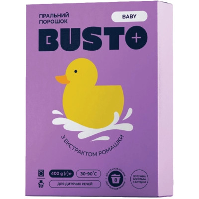Пральний порошок Busto Baby З екстрактом ромашки 400 г (4820178065542) Вінниця - фото 1
