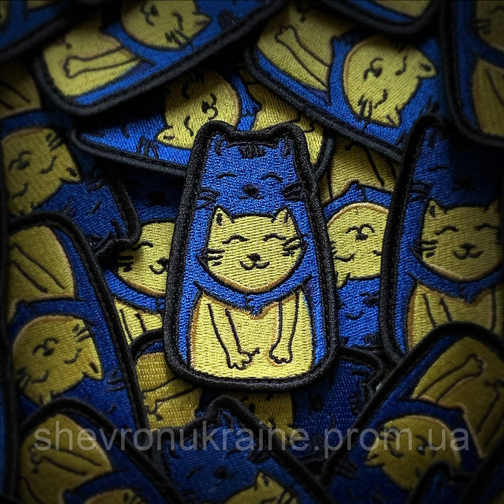 Шеврон милие котики (Форма контурна. На липучке) Размер 8x5см Киев - изображение 1