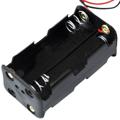 Корпус для четырёх батареек типа АА 20x20х51мм, с проводами 15см Полтава - изображение 1