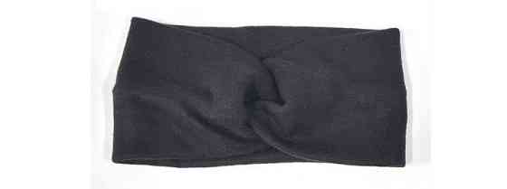 Повязка женская ангорка черная Киев