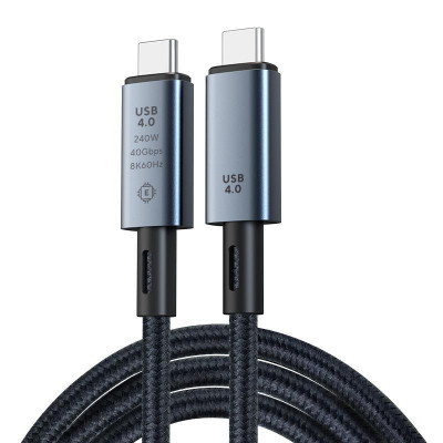 Дата кабель USB-C to USB-C 1.2m Pulsing Fast Charging 240W USB4.0 XoKo (XK-SC-2-240W) Вінниця - фото 1