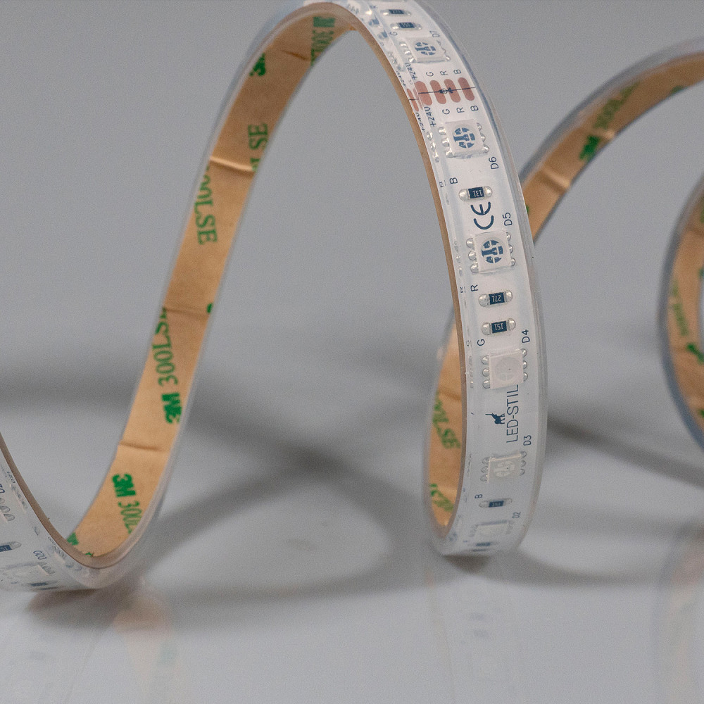 LED-STIL Світлодіодна стрічка RGB, 14,4 Вт/м, 5050, 60 діодів, IP68, 24V, 180 lm Київ - фото 5
