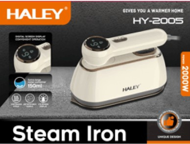 Вертикальний відпарювач праска Haley HY-2005 2000Вт, ручний дорожній міні відпарювач з LED дисплеєм 150ml Одеса - фото 7