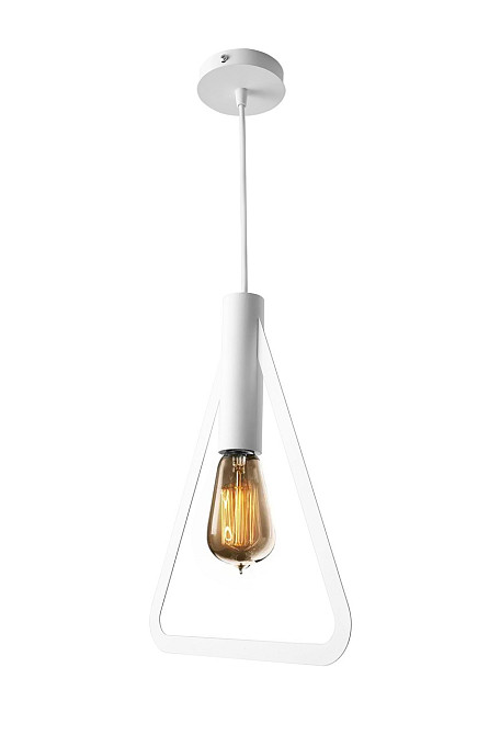 Світильник лофт підвісний Е27 Asket NL 2733 WH білий Київ - фото 2