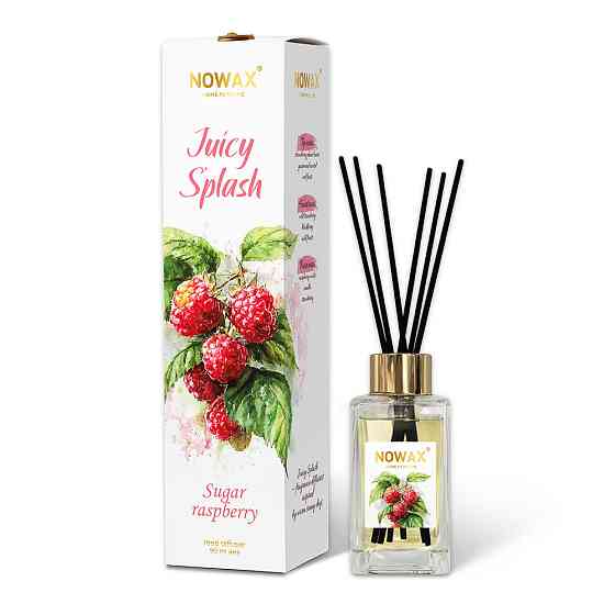 Аромадифузор з паличками Nowax Juicy Splash - Sugar Raspberry 90мл Львов