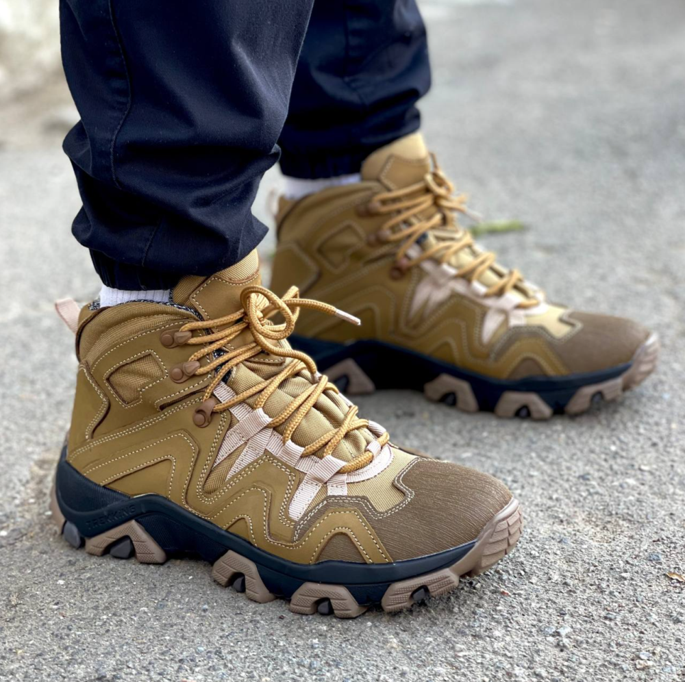 Військові демісезонні черевики Gore-Tex, чорні, міцні, для чоловіків, весна-осінь Львів - фото 5