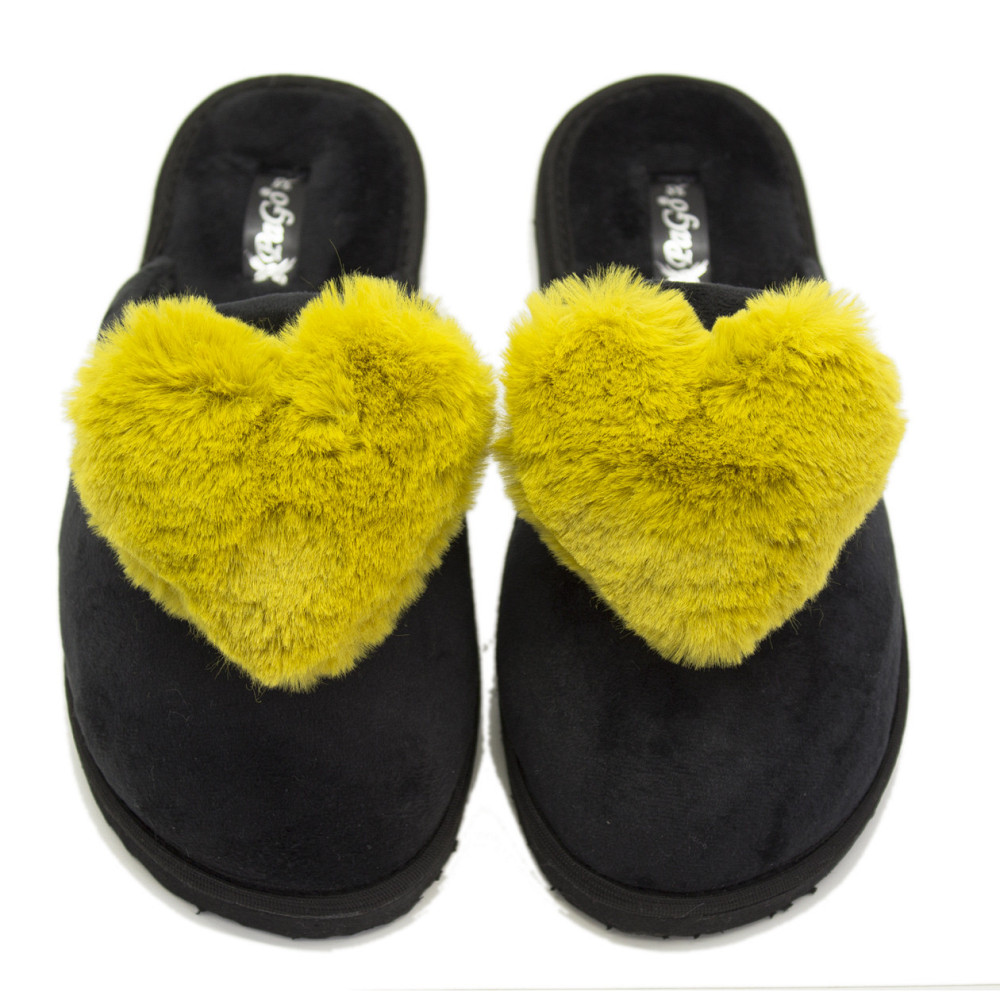 Тапочки жіночі велюр закриті з серцем "Розове серце" Одеса - фото 1