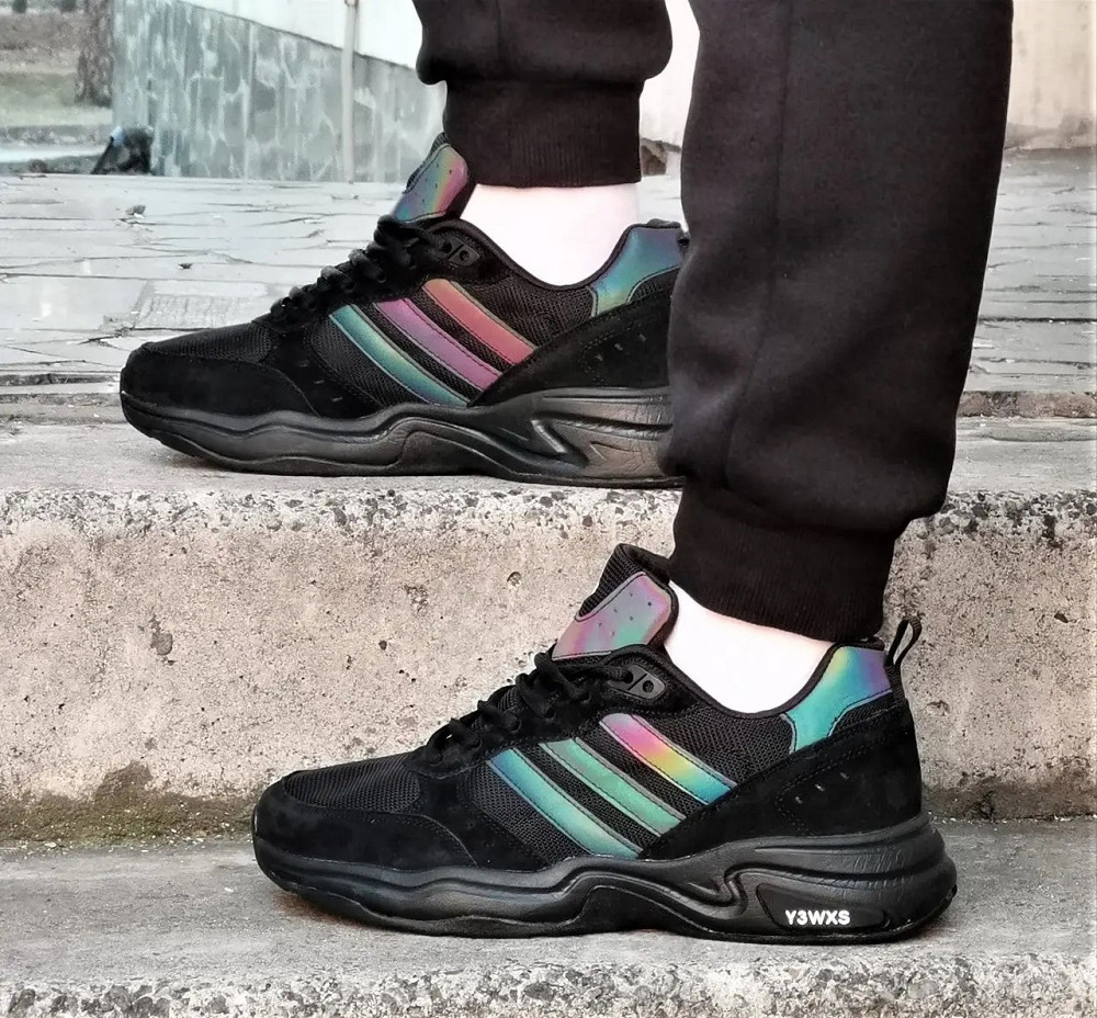 Кросівки Adidas Чорні Хамелеон Чоловічі Адідас Y3WXS (розміри: 42,43,45) Дніпро - фото 8