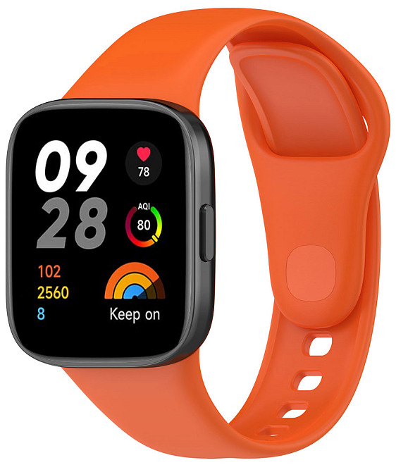 Ремінець для годинника Redmi Watch 3 Active Dazzling (Помаранчевий) Миколаїв - фото 3