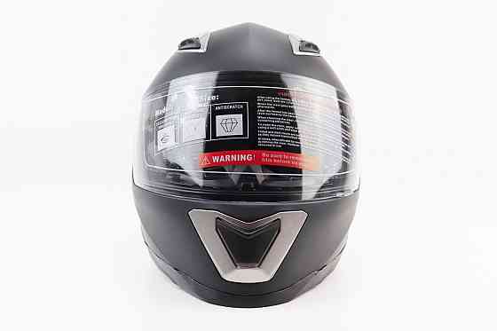 Шолом інтеграл, закритий BLD-M62 S (55-56см), ЧОРНИЙ матовий Киев