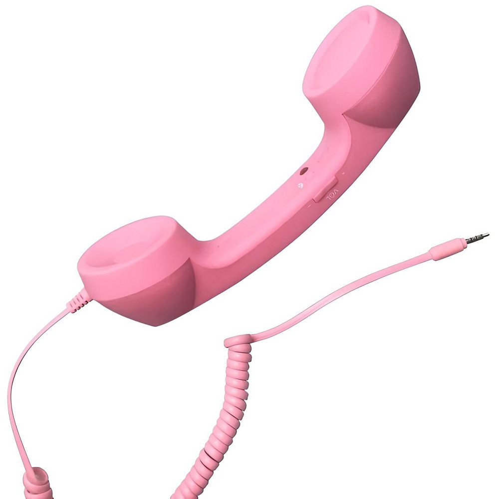 Гарнитура-трубка RESTEQ — розовая ретро-трубка для смартфона, телефонная гарнитура с разъемом 3.5 мм Киев - изображение 9