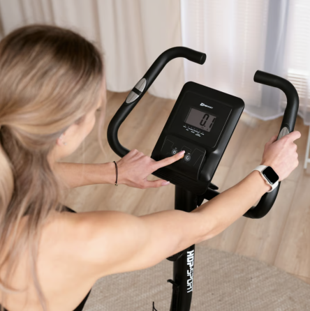 Велотренажер Hop-Sport HS-4000H Grant чорно-золотистий Киев