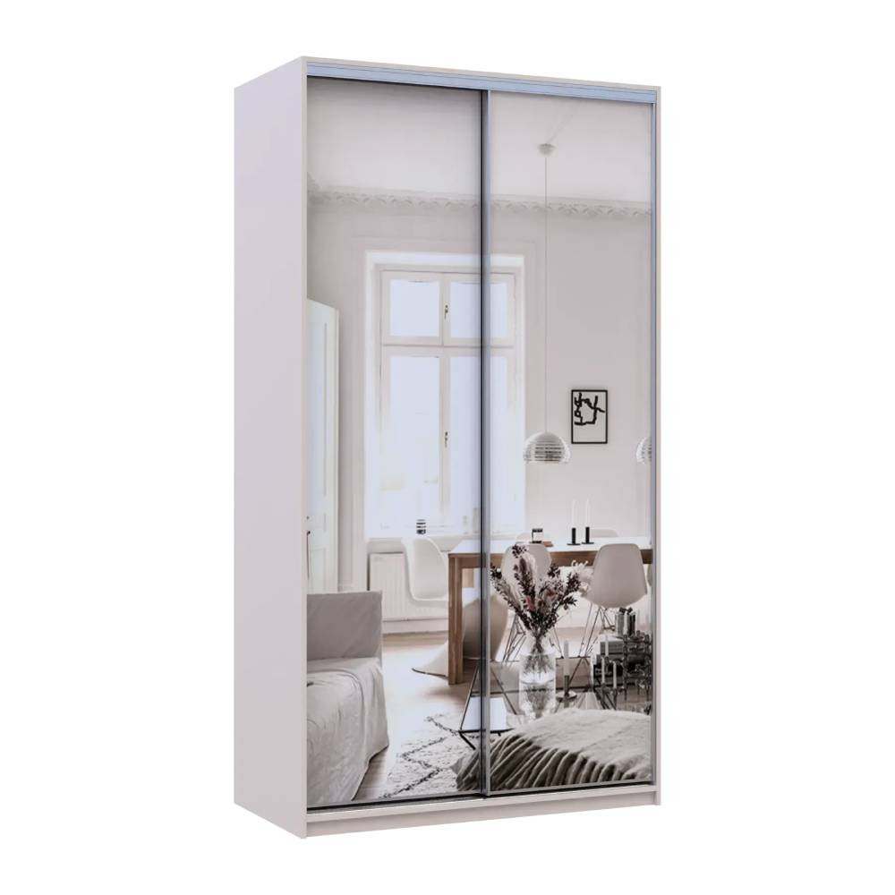 Шкаф-купе Doros Сити Лайт Кашемир 2 зеркала 120х60х225 (80736341) Днепр - изображение 2