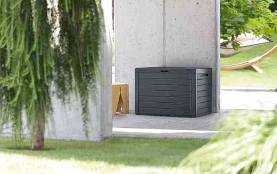 Ящик для зовнішнього зберігання PROSPERPLAST WOODEBOX 140 л, коричневий Київ