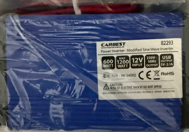 Перетворювач напруги інвертор (инвертер) Carbest Power Inverter 600 Вт. Харків - фото 1