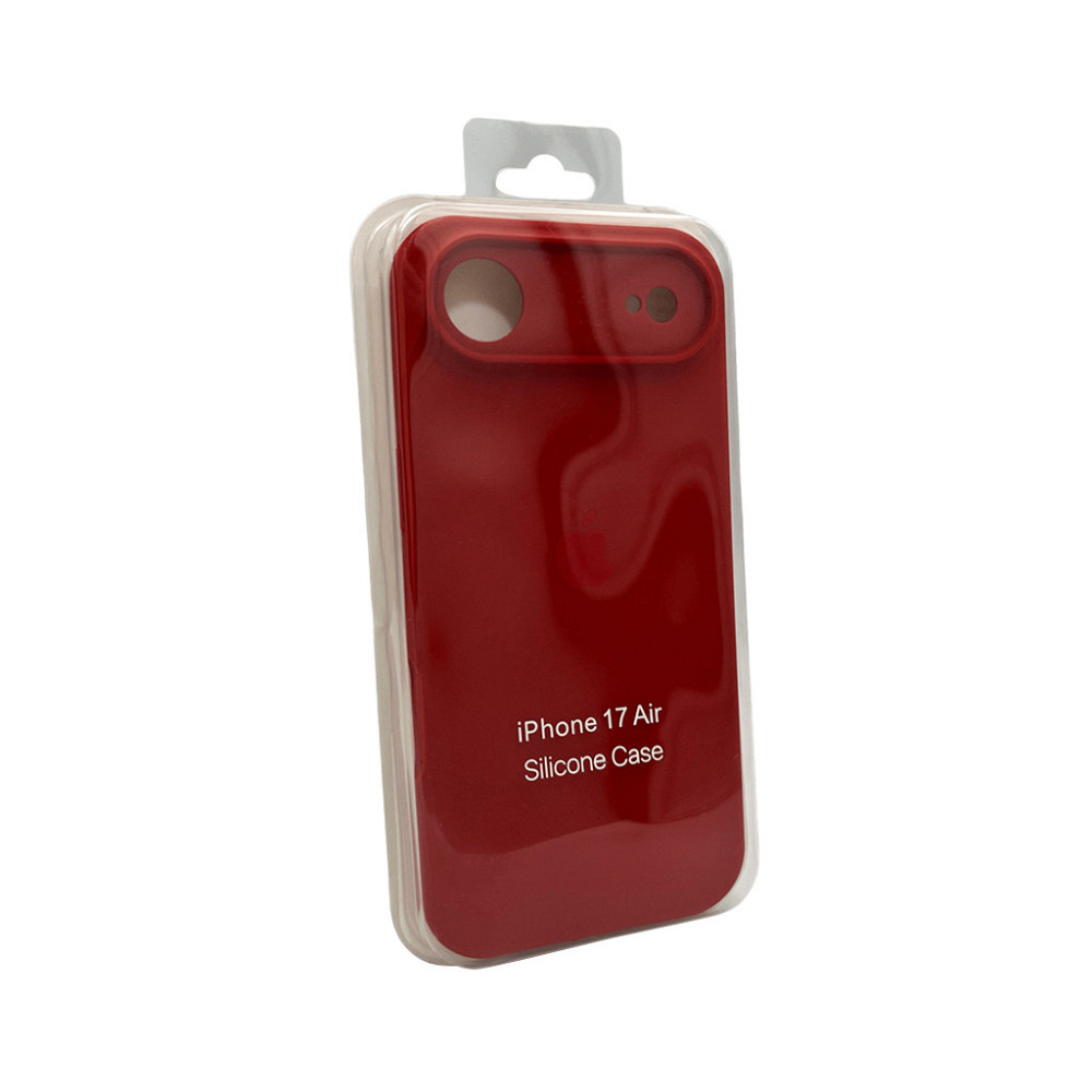Чохол для смартфона Silicone Full Case AA Camera Protect for Apple iPhone 17 Air 20,China Red Київ - фото 2