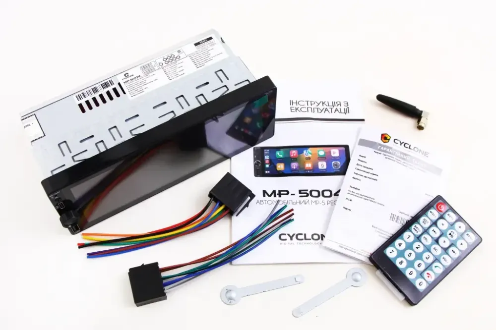 Автомагнитола MP5  WinCe 6.0 Cyclone MP-5004 экран 6.9/BT/USB/Type-C/ISO/доп. разъем /ПДУ Винница - изображение 2
