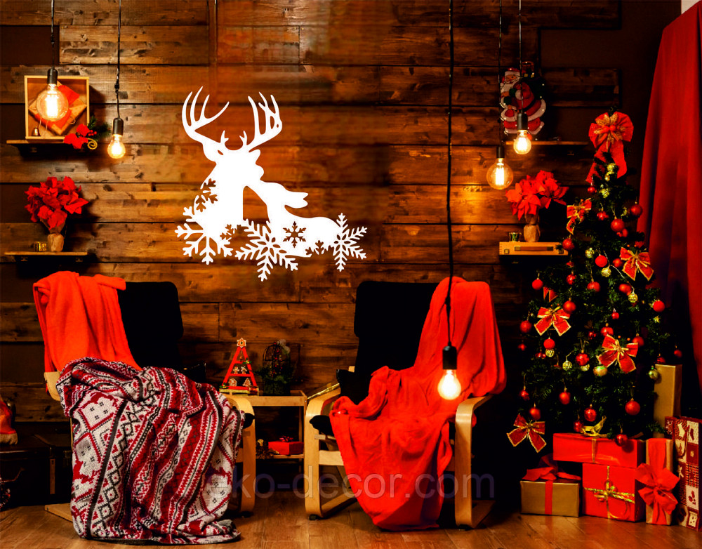 Декоративне настінне Панно «Олень», Декор на стену Київ - фото 3