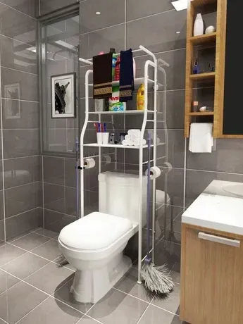 Полиця стелаж підлоговий над унітазом ТМ-021 Sailboat toilet rack Стелаж для ванної кімнати над унітазом. Одеса - фото 10