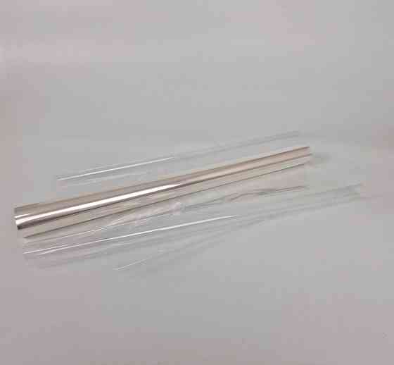 Рулон 1 кг 90 см 30 мкн пропіленової плівки, прозорий для пакування квітів прозорий 504 (1 шт.) Харків